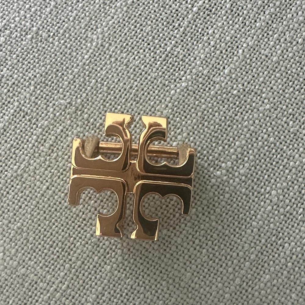 Tory Burch Gold Logo Belt Accessory Authentic - Picture 2 of 3